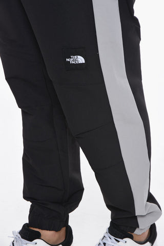 Pantaloni Casual Bicolore con Elastico in Vita