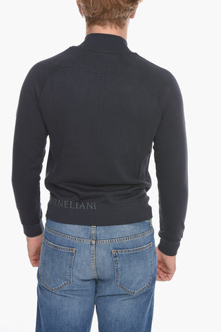 STYLE & FREEDOM Felpa Mock Neck in Misto Cotone
