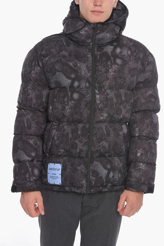 MCQ NO.9 Hooded Puffer Jacket with Velcro Detail