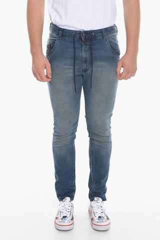 KROOLEY-Y-NE Jogger Denims with Délavé Effect 17cm