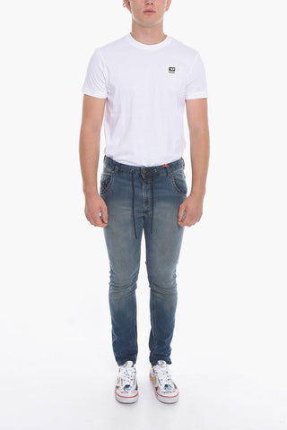 KROOLEY-Y-NE Jogger Denims with Délavé Effect 17cm