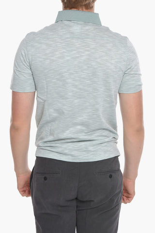 CC COLLECTION Contrasting Collar Cotton Polo
