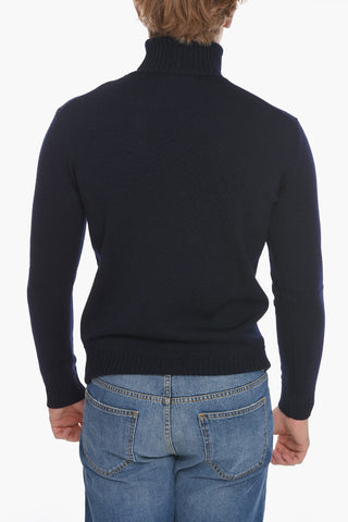 Merino Wool Sweather with Turtleneck