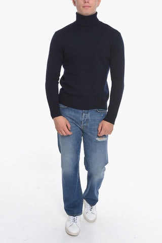 Merino Wool Sweather with Turtleneck