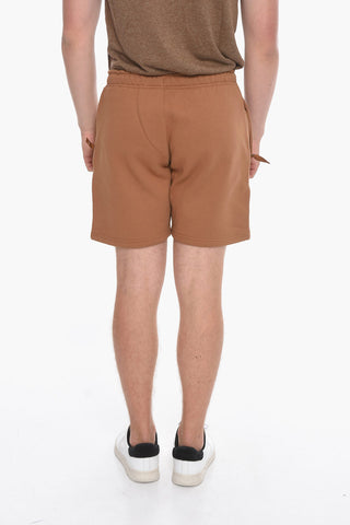 Solid Color Fleeced Cotton UNISEX Shorts with 2 Pockets