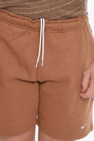 Solid Color Fleeced Cotton UNISEX Shorts with 2 Pockets