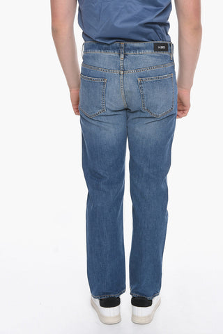 Jeans with Distressed Effect and Light Wash 19cm