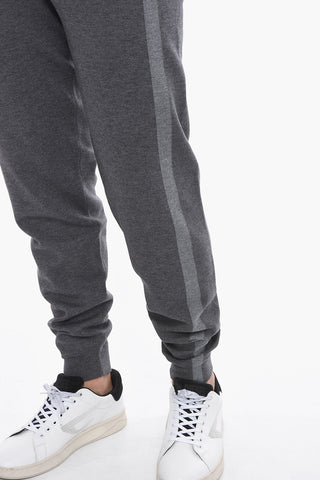 STYLE & FREEDOM Contrasting Band Knitted Sweatpants