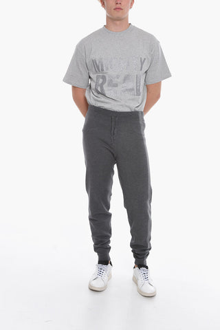 STYLE & FREEDOM Contrasting Band Knitted Sweatpants