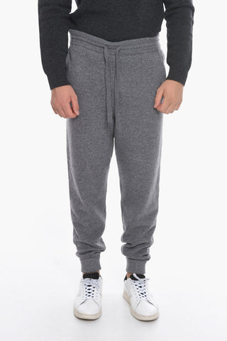 Virgin Wool and Cashmere Joggers with 3 Pockets