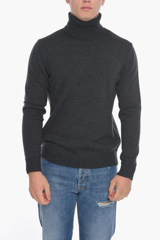 Merino Wool Sweather with Turtleneck