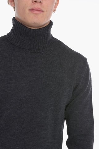 Merino Wool Sweather with Turtleneck