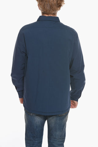 Padded Shirt with Logoed Application