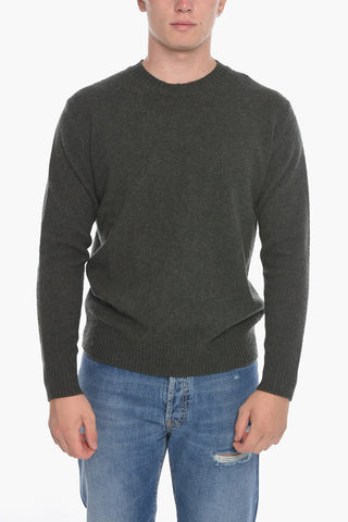 Crewneck Sweather with Patches on the Sleeves