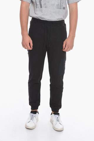 Cotton Joggers with Patch Pocket
