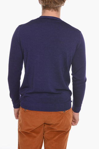 Lightweight Virgin Wool Crew-Neck Sweater