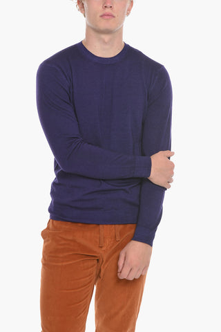 Lightweight Virgin Wool Crew-Neck Sweater