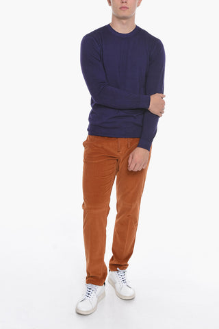 Lightweight Virgin Wool Crew-Neck Sweater
