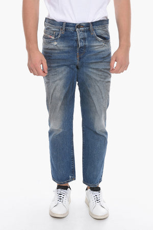 Distressed 2020 Jeans D-VIKER with Délavé Effect 20 cm L.30