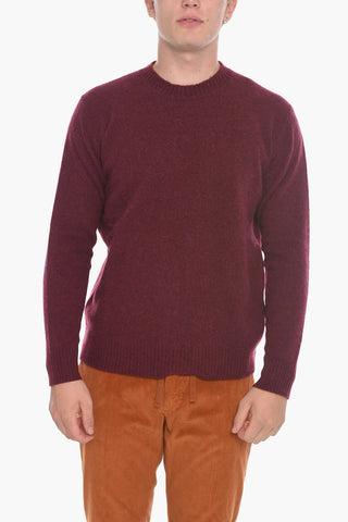 Maglia Girocollo in Lana Vergine con Toppe