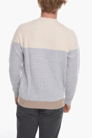 Maglia Intrecciata in Misto Cashmere