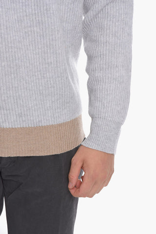Maglia Intrecciata in Misto Cashmere