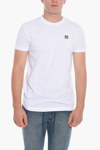 Crewneck T-DIEGOS-K30 T-shirt With Patch Logo