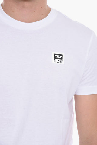 Crewneck T-DIEGOS-K30 T-shirt With Patch Logo