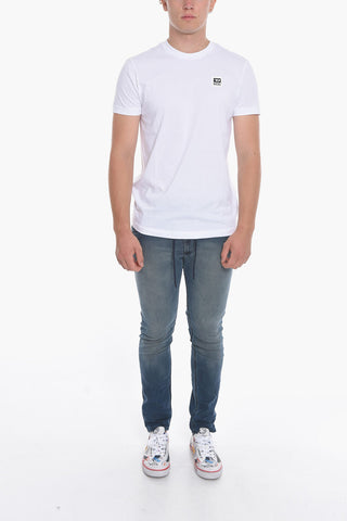 Crewneck T-DIEGOS-K30 T-shirt With Patch Logo