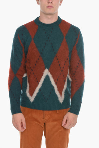Maglia Girocollo Motivo Argyle