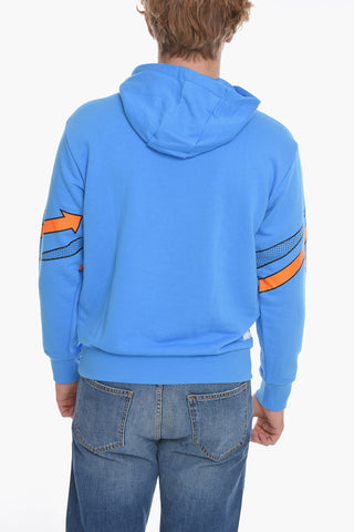 Felpa HOOPS Hoodie Stampata con Tasca a Toppa
