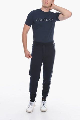 STYLE & FREEDOM Contrasting Band Knitted Sweatpants