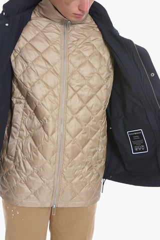 EMPORIO Two-layered Windbreaker Jacket with Padding