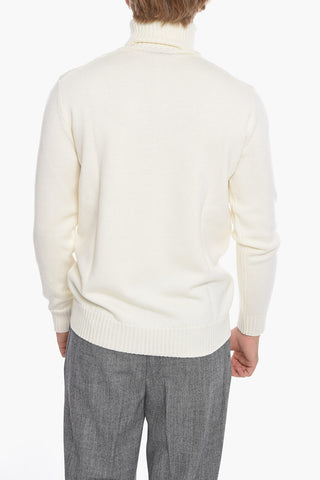 Virgin Wool Turtleneck Sweater