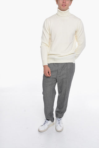 Virgin Wool Turtleneck Sweater