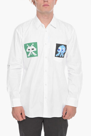 SHIRT Cotton Popeline Shirt with Print