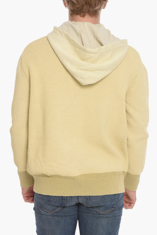 K-ONNOR Knitted Hoodie Sweatshirt with Zipped Closure