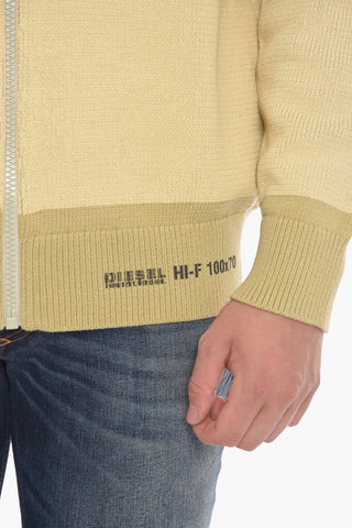 K-ONNOR Knitted Hoodie Sweatshirt with Zipped Closure