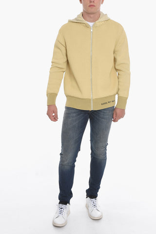 K-ONNOR Knitted Hoodie Sweatshirt with Zipped Closure