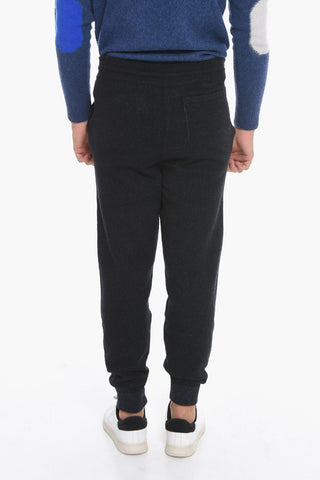 Virgin Wool and Cashmere Joggers with 3 Pockets