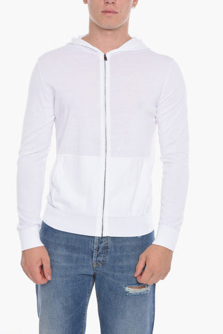 Maglia in Cotone PIMADRY con Cappuccio e Zip