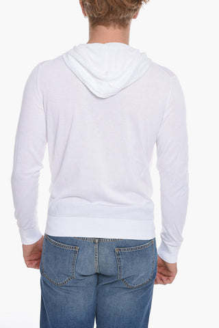 Maglia in Cotone PIMADRY con Cappuccio e Zip