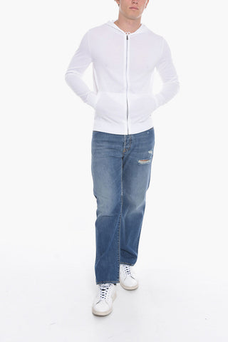 Maglia in Cotone PIMADRY con Cappuccio e Zip