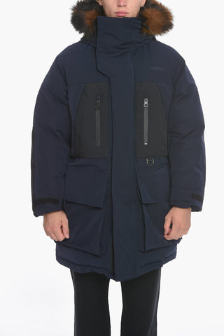 Down KINGSLEY Parka with Faux-furred Hood
