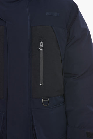 Down KINGSLEY Parka with Faux-furred Hood