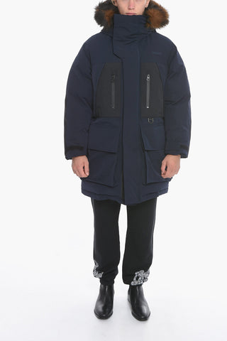 Down KINGSLEY Parka with Faux-furred Hood