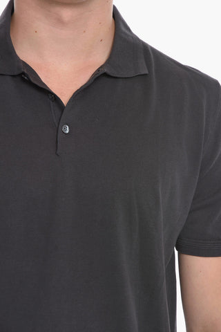 ID Polo in Cotone con Logo Ricamato
