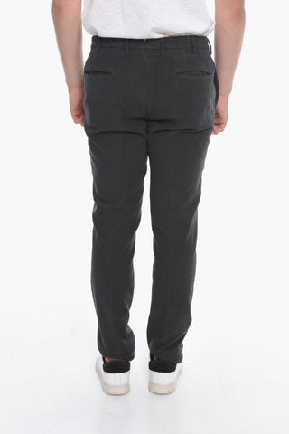 Pantaloni Slim Fit in Cotone Stretch
