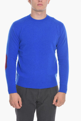 Crewneck Sweather with Patches on the Sleeves
