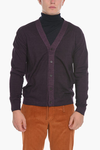 Lightweight Cardigan with Contrast Buttons